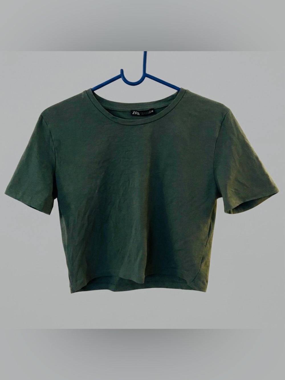 ZARA Green Crop Top